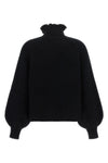 the max mara pontile knit redefines the codes of knitwear through sculptural v
