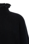 the max mara pontile knit redefines the codes of knitwear through sculptural v