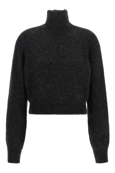 the max mara adorno sweater defines a new sartorial proportion through a cropp