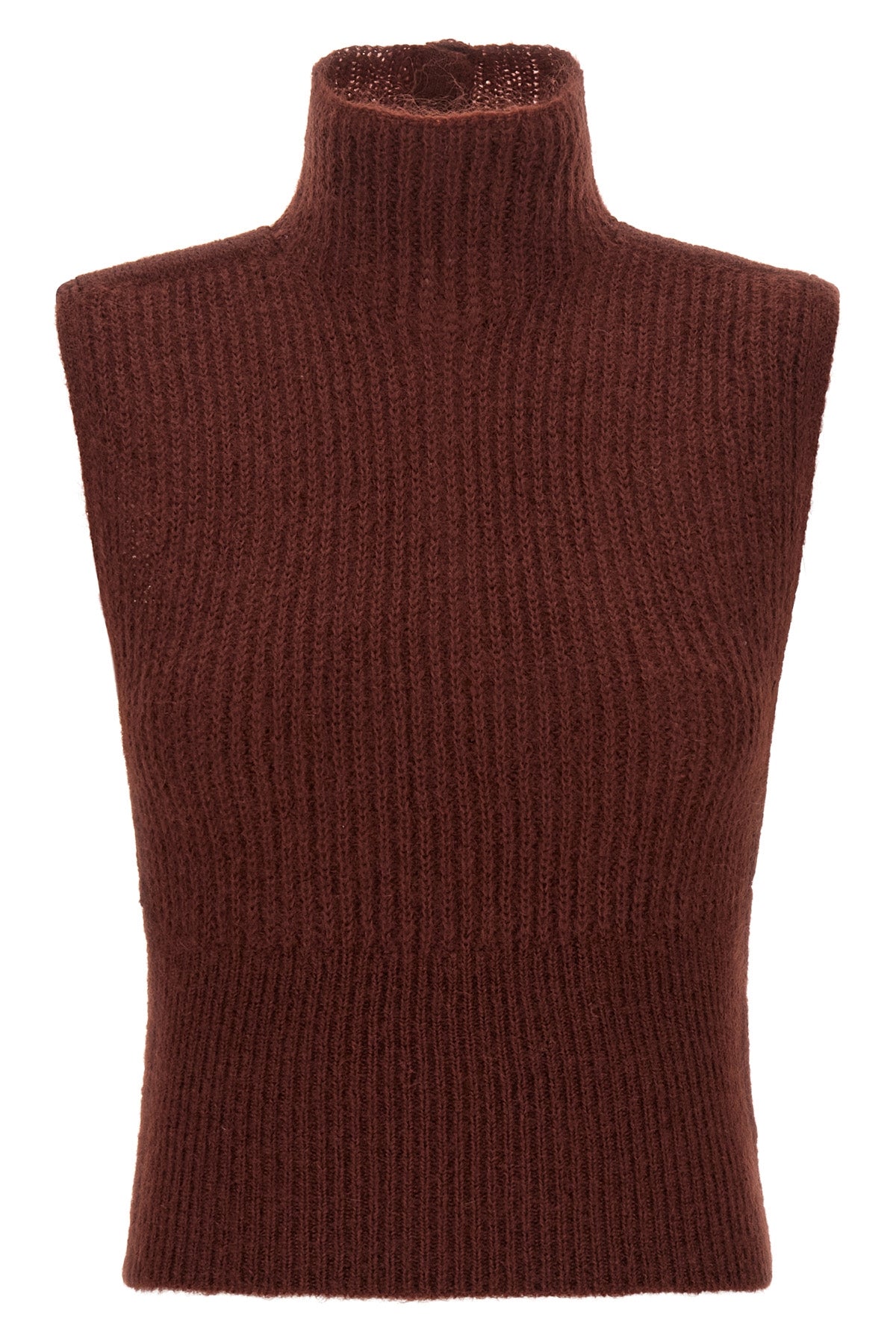the max mara placido cropped sweater defines the silhouette through rigorous r