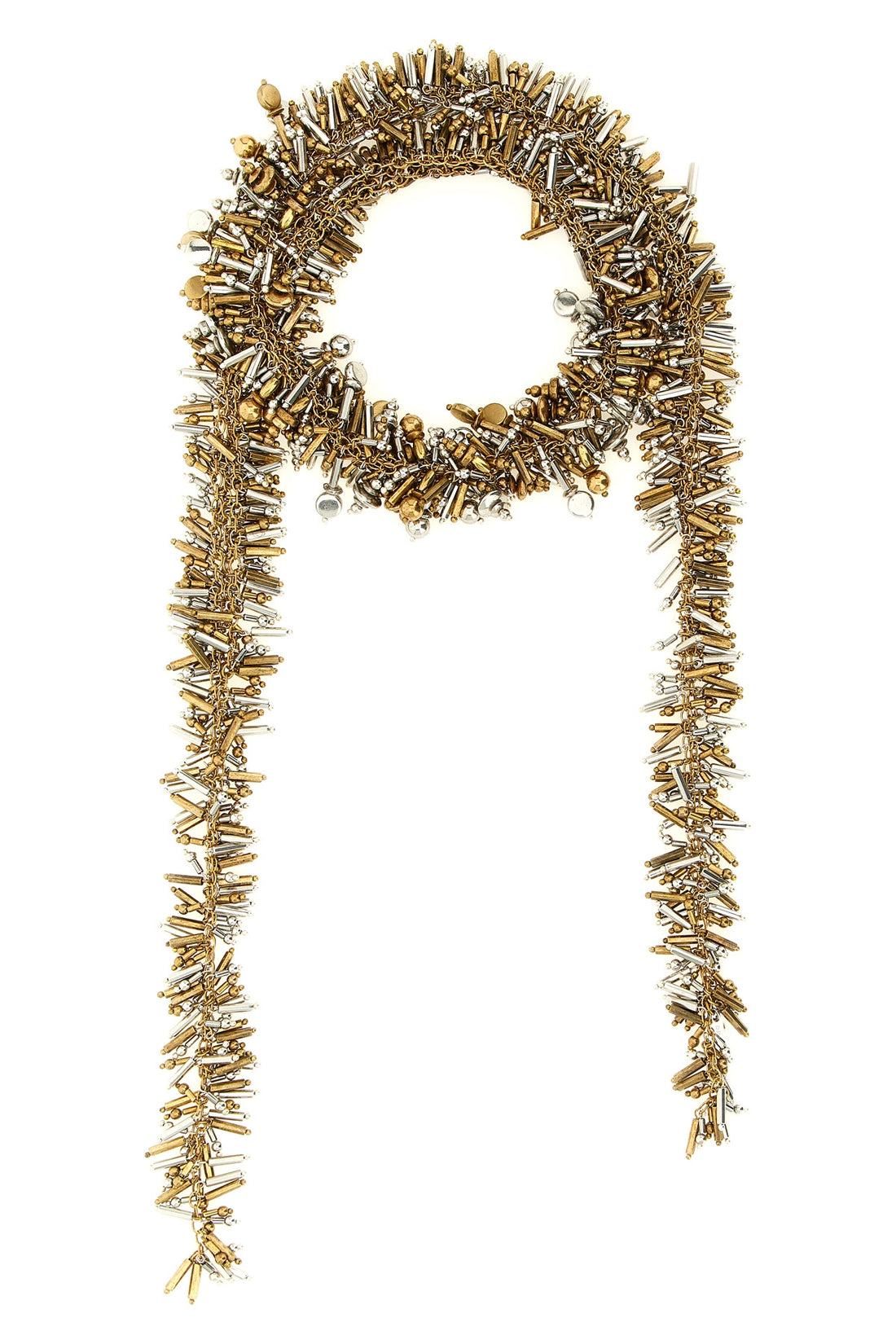 DRIES VAN NOTEN OS the dries van noten embroidered scarf series is distinguished by a complex fri