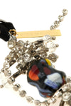 the statement necklace by dries van noten is distinguished by a sculptural con