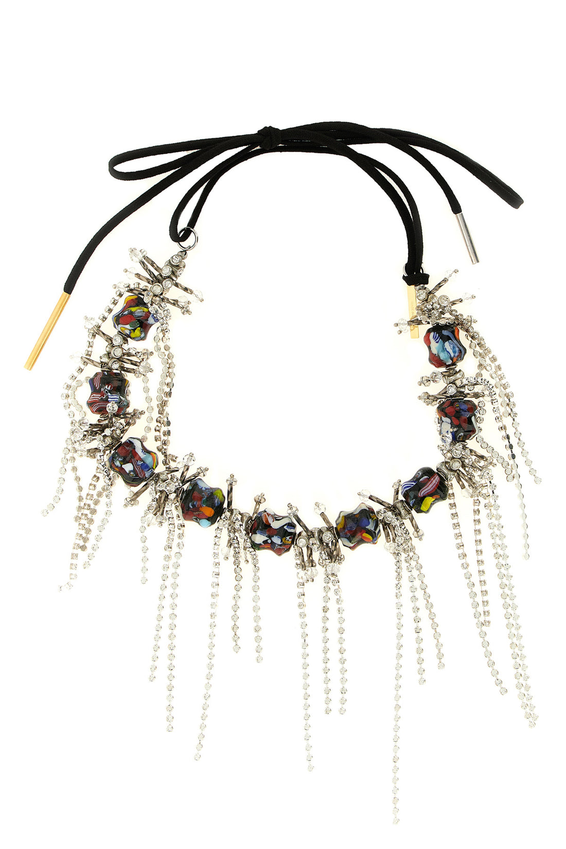 DRIES VAN NOTEN OS the statement necklace by dries van noten is distinguished by a sculptural con