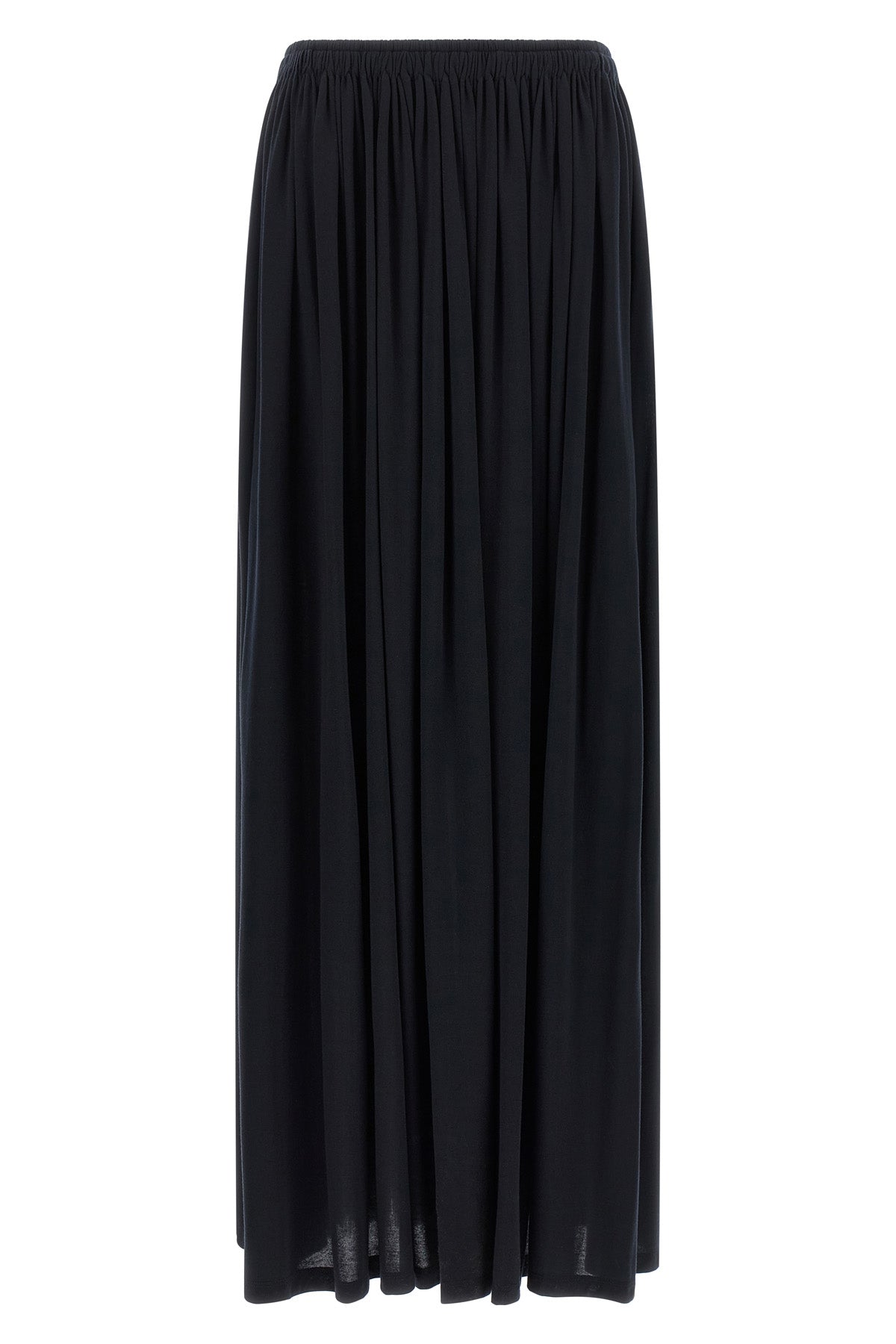 the max mara mxmlivrea long skirt defines a fluid silhouette through a soft li