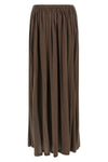 the max mara livrea long skirt redefines the concept of fluidity through an impe