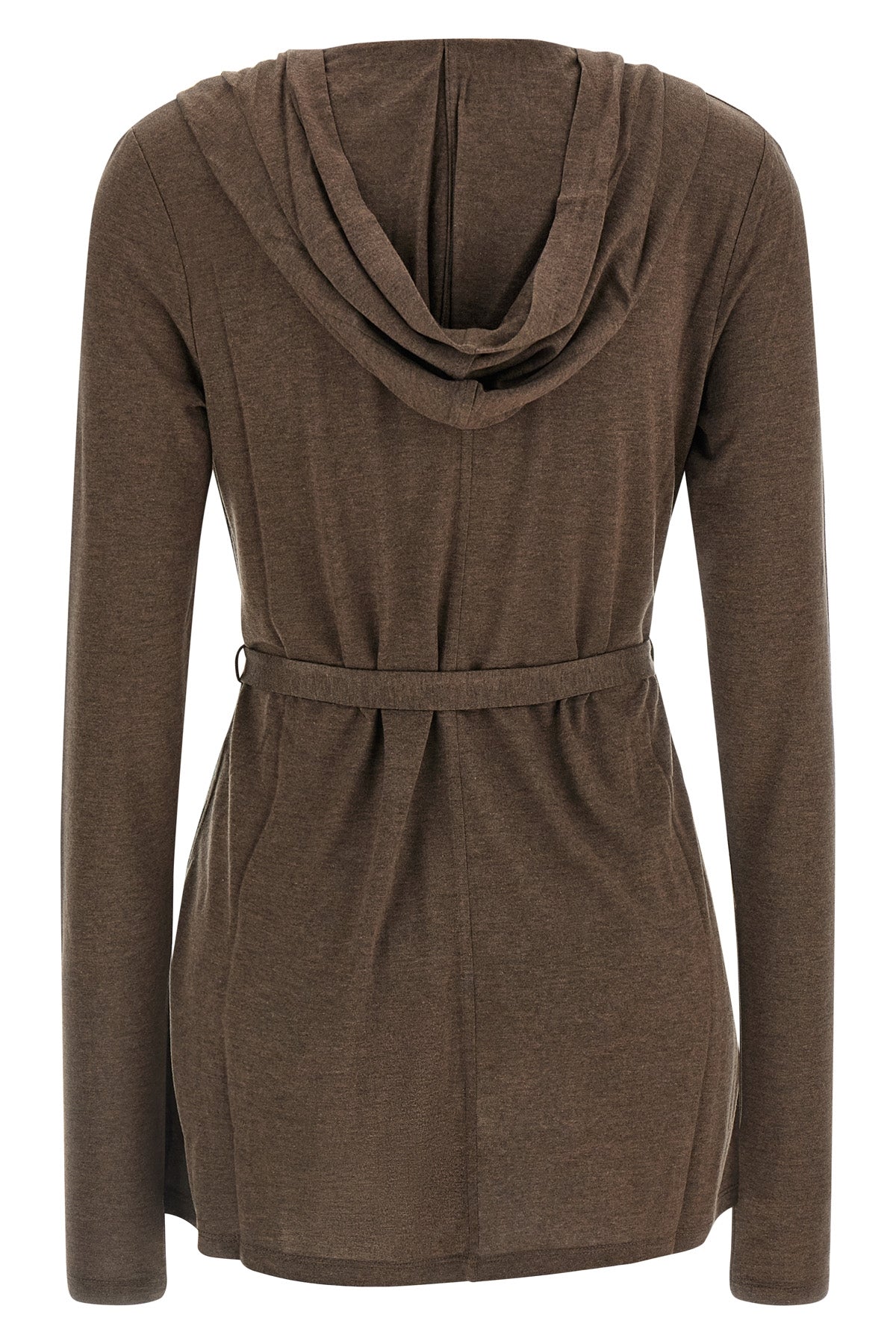 the max mara falda jersey jacket redefines the concept of layering through a flu