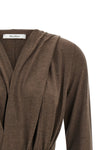 the max mara falda jersey jacket redefines the concept of layering through a flu