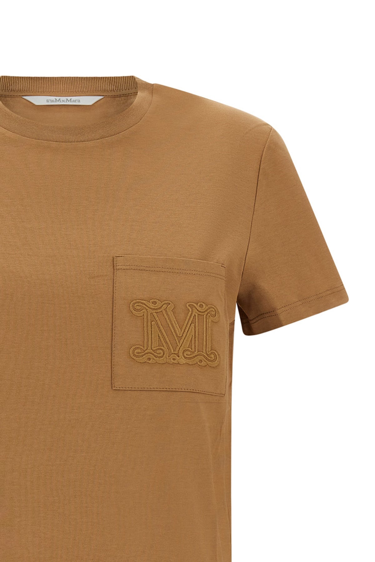 the max mara papaya t-shirt redefines the codes of casual dress through an impec