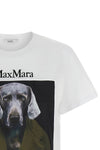 the max mara mxmcalca t-shirt is made of pure cotton jersey