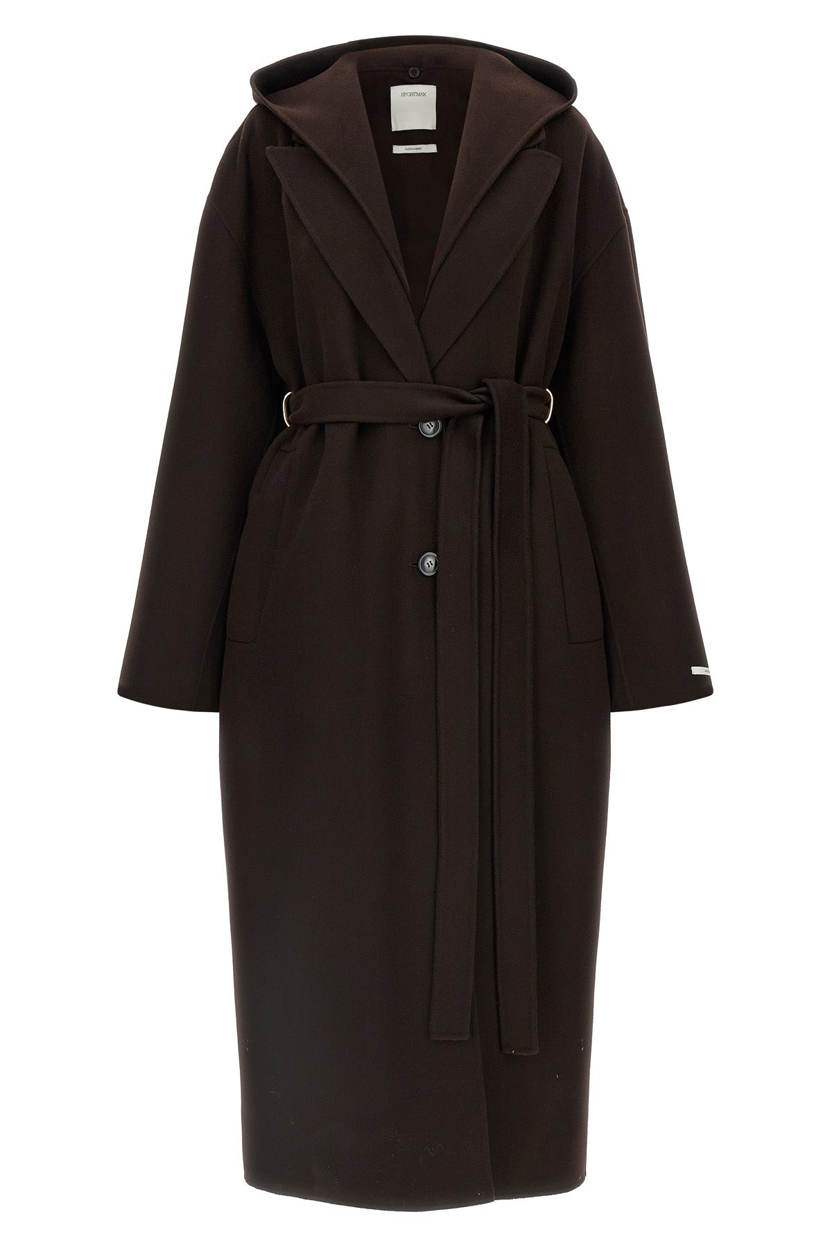the sportmax olmo coat redefines luxury outerwear through an oversized and uns