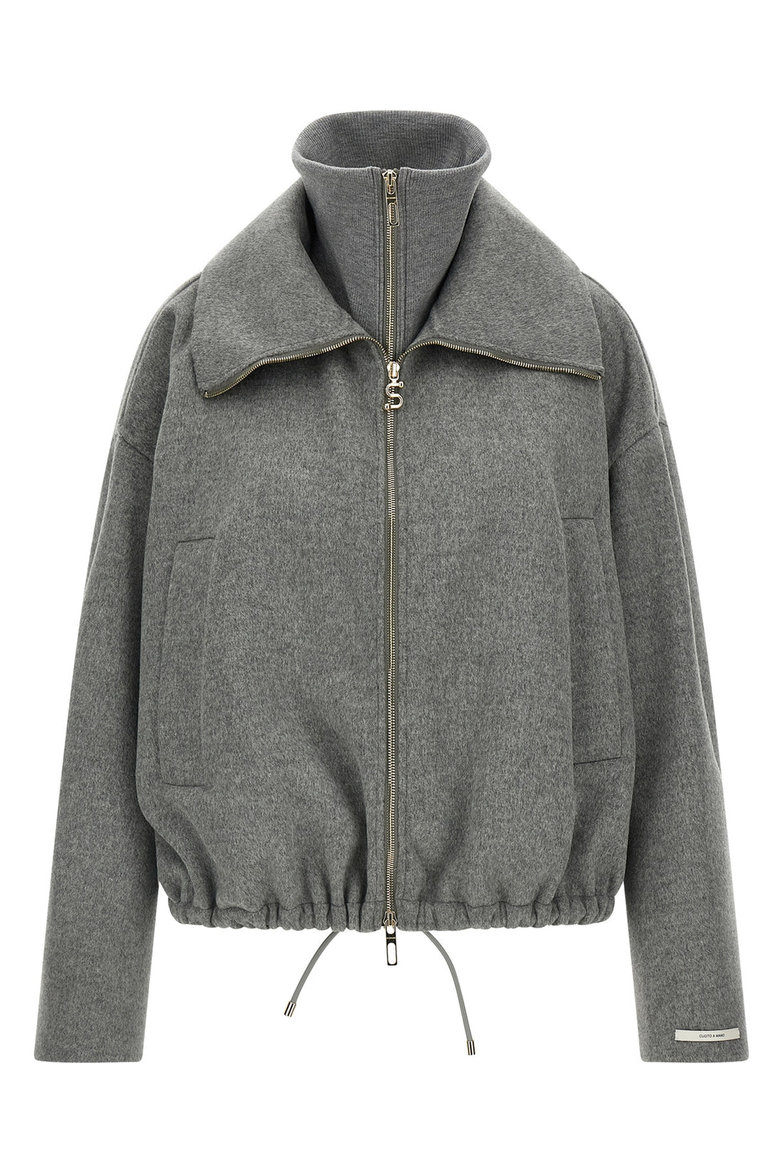 SPORTMAX 38 the sportmax emiro bomber jacket redefines the volumes of outerwear through an
