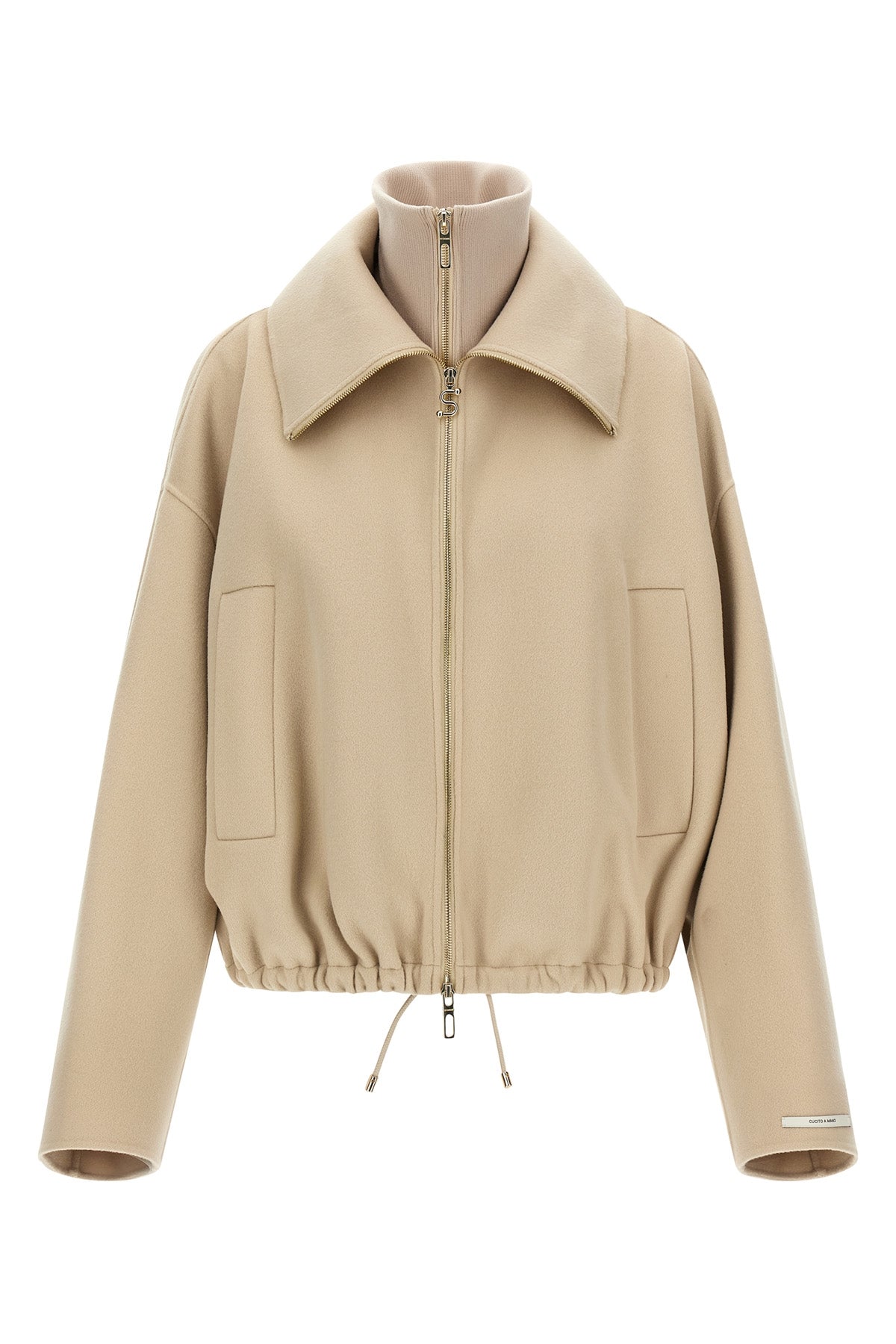 the sportmax emiro bomber jacket redefines the volumes of contemporary outerwe