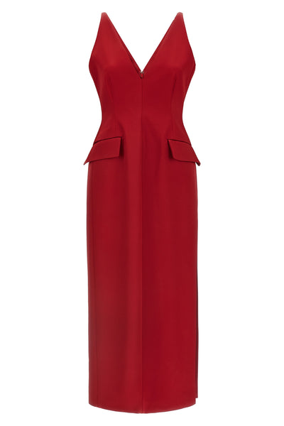 the sportmax extra long dress redefines the codes of contemporary tailoring th