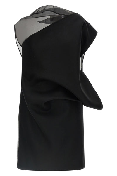 the sportmax cesto mini dress redefines the codes of contemporary tailoring th