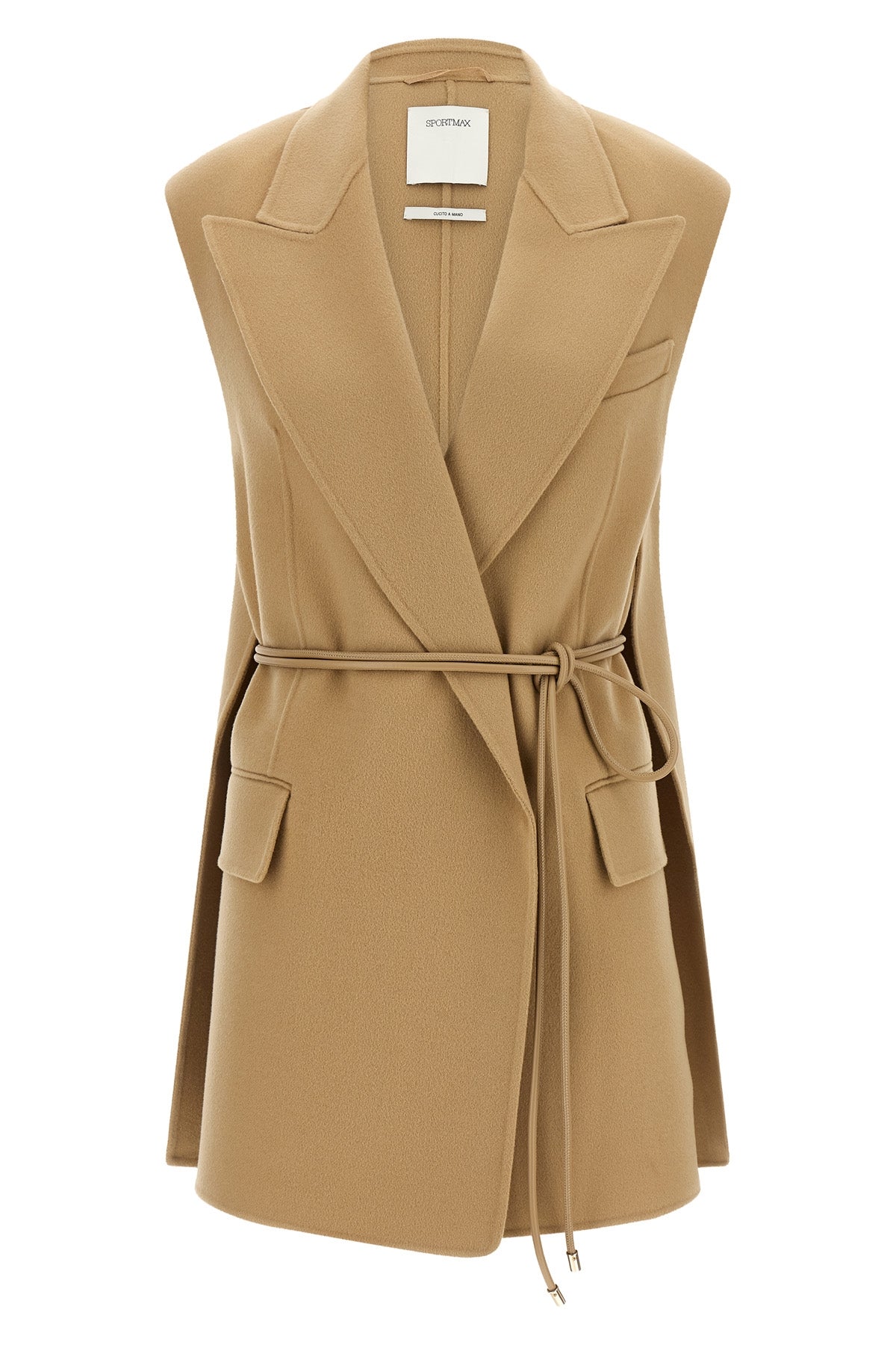 the sportmax spxrapido blazer redefines the codes of tailoring through a sleev