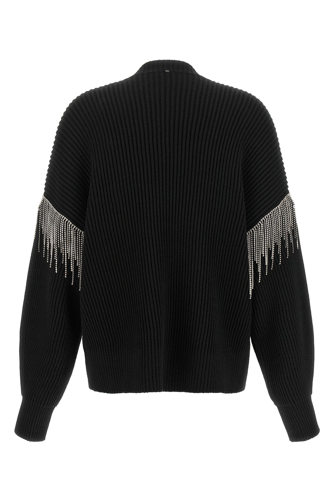 SPORTMAX S the sportmax spxpagine cardigan in pure virgin wool is distinguished by a modu