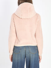 MONCLER GRENOBLE M padded hoodie in pink