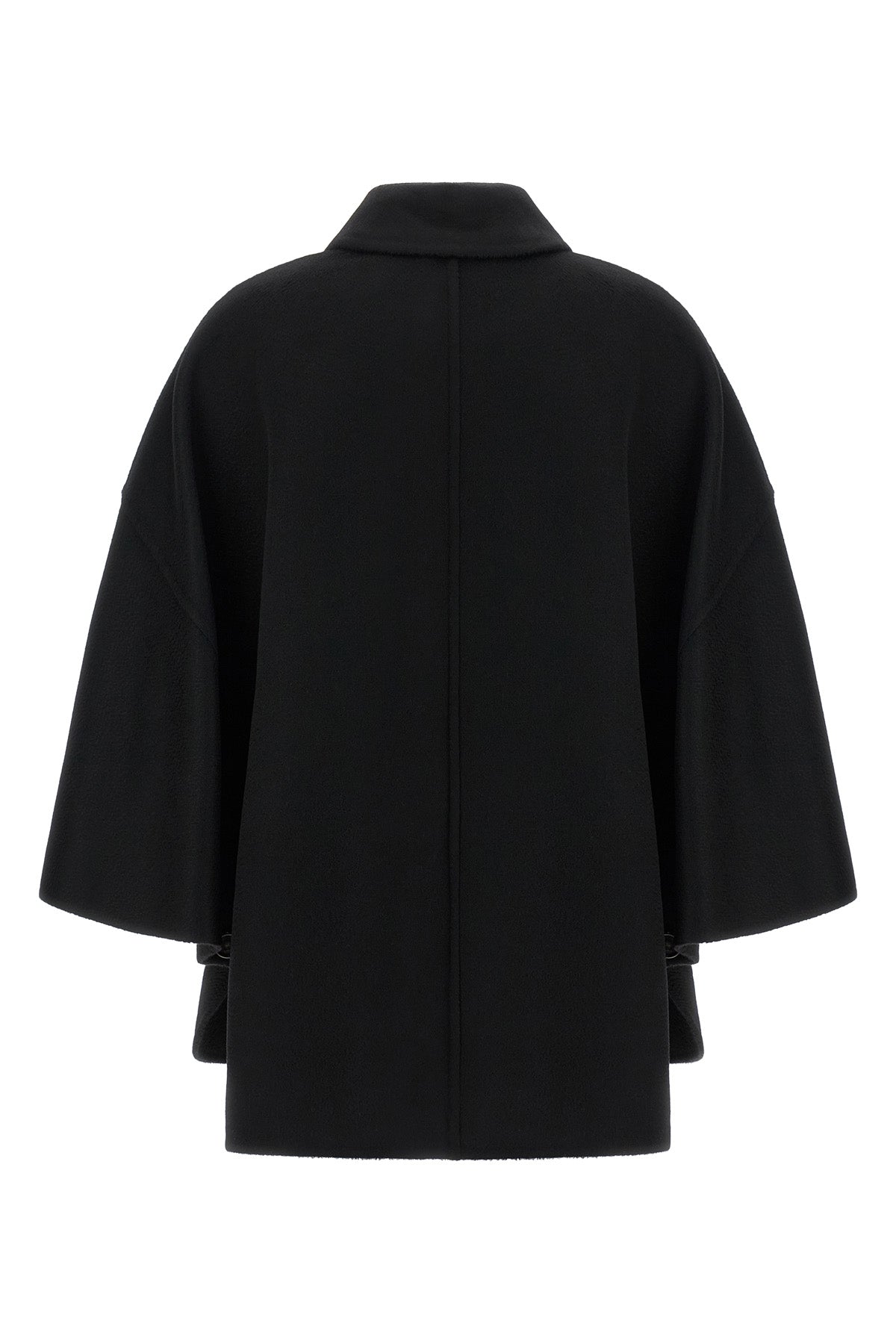 the max mara mxaospite unlined hood redefines the volumes of the outerwear thr