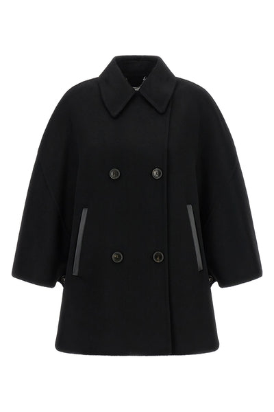 the max mara mxaospite unlined hood redefines the volumes of the outerwear thr