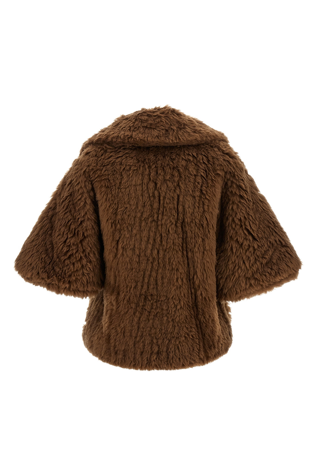 MAX MARA S-M the max mara accorta hood is distinguished by a voluminous construction in pur