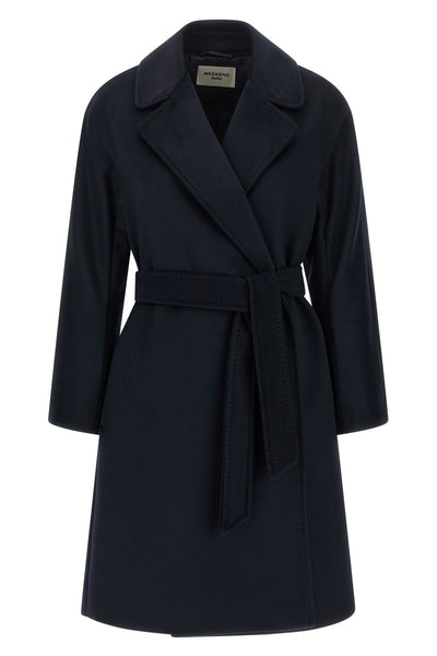 the weekend max mara pedale coat defines everyday elegance through a dressing