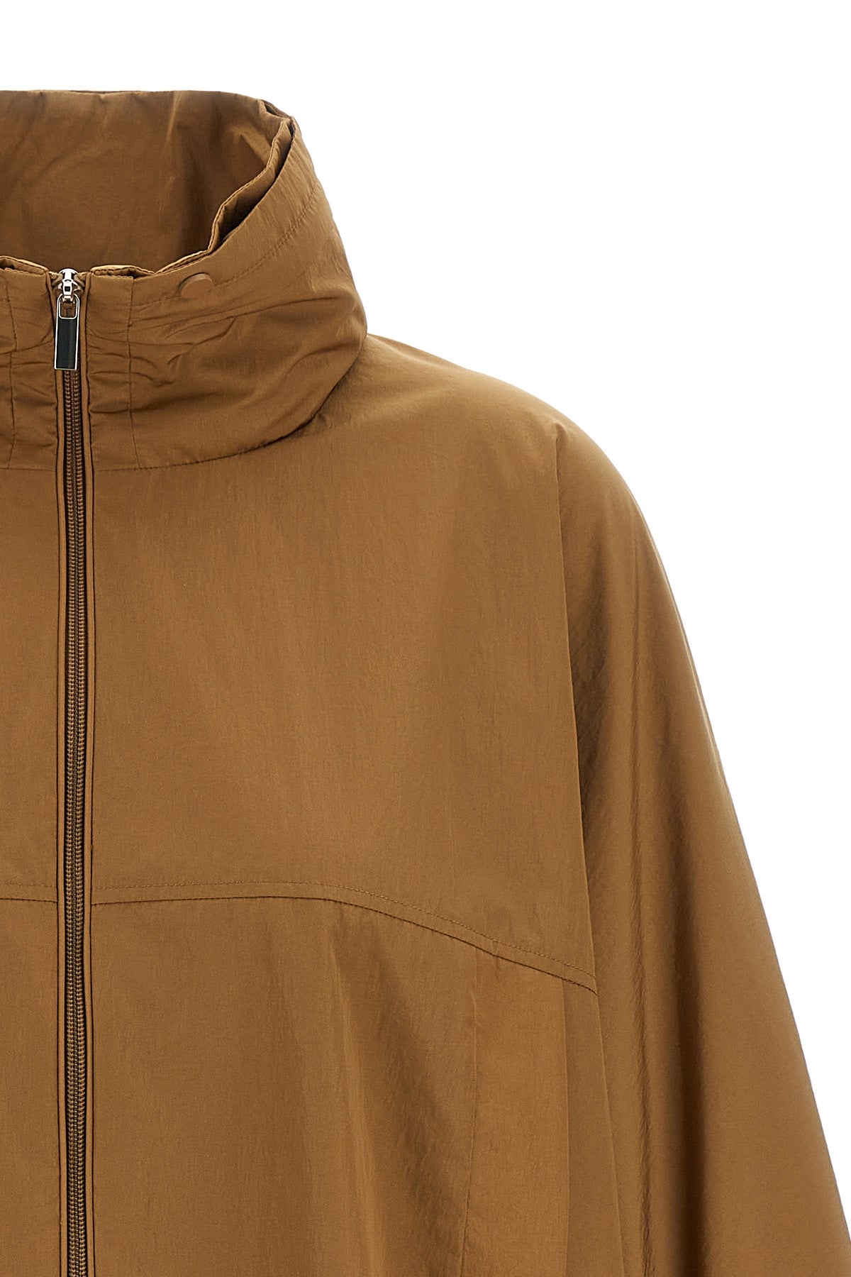 the weekend max mara nuraghe windbreaker redefines the proportions of contempo