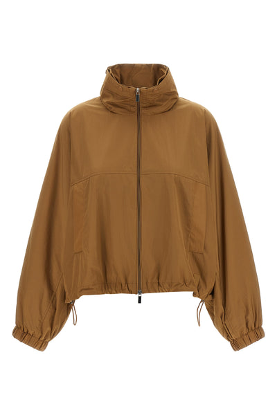 the weekend max mara nuraghe windbreaker redefines the proportions of contempo