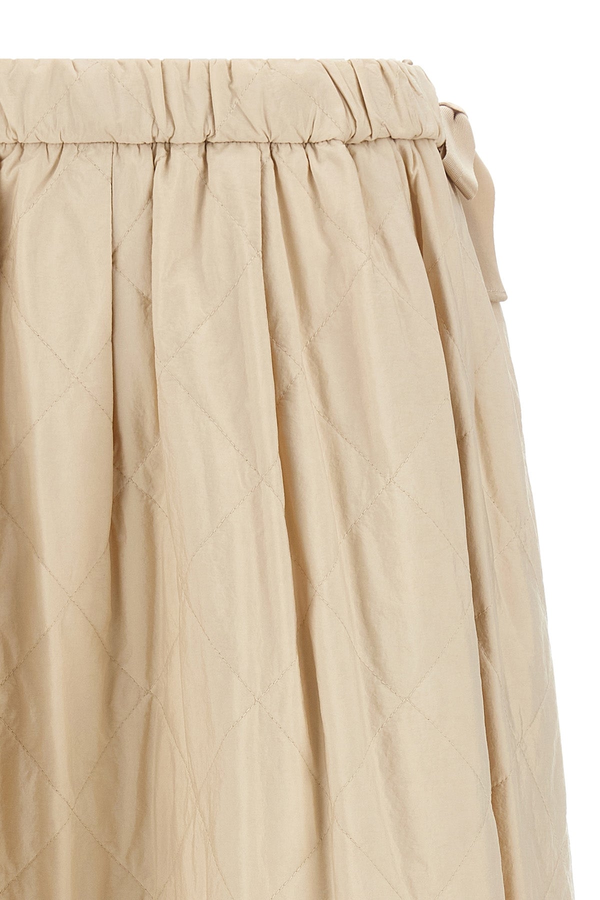 the weekend max mara briose midi skirt features a flared silhouette defined by