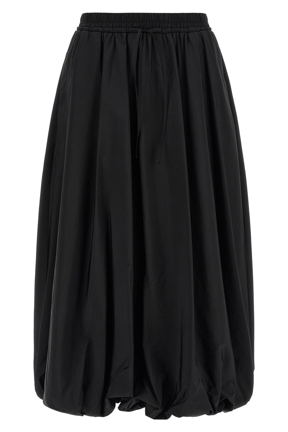the weekend max mara midi skirt model ciurma defines new volumes through an inno