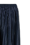 the weekend max mara skirt defines a new material elegance through a flared and