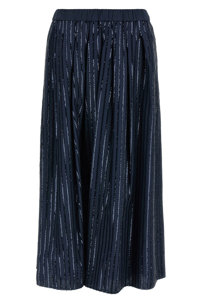 the weekend max mara skirt defines a new material elegance through a flared and