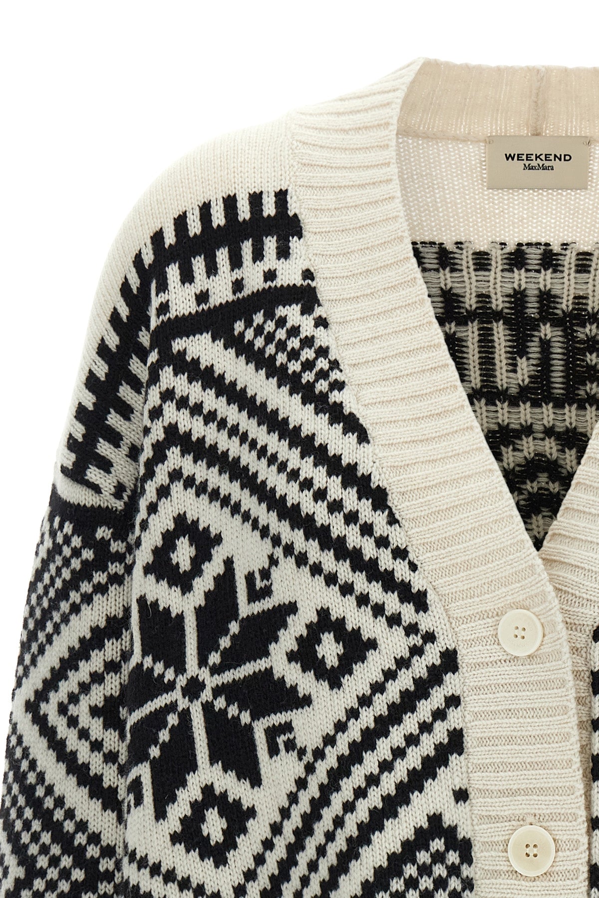 the weekend max mara belgio cardigan features an oversized silhouette