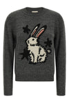 the weekend max mara nitra jersey is distinguished by a classic crewneck const