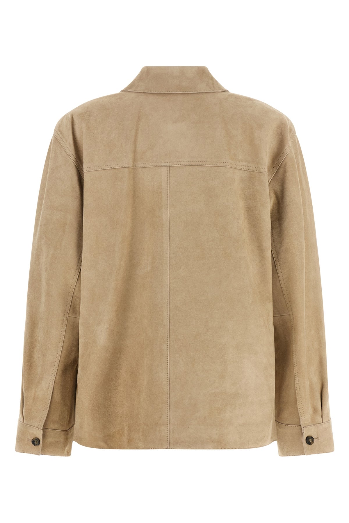 the weekend max mara ghiera shirt jacket in fine suede redefines the concept of