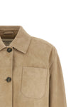 the weekend max mara ghiera shirt jacket in fine suede redefines the concept of