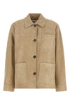 the weekend max mara ghiera shirt jacket in fine suede redefines the concept of