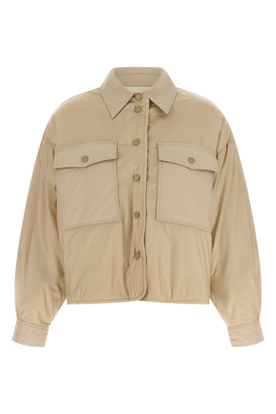 the weekend max mara padded shirt jacket redefines the concept of transitional o