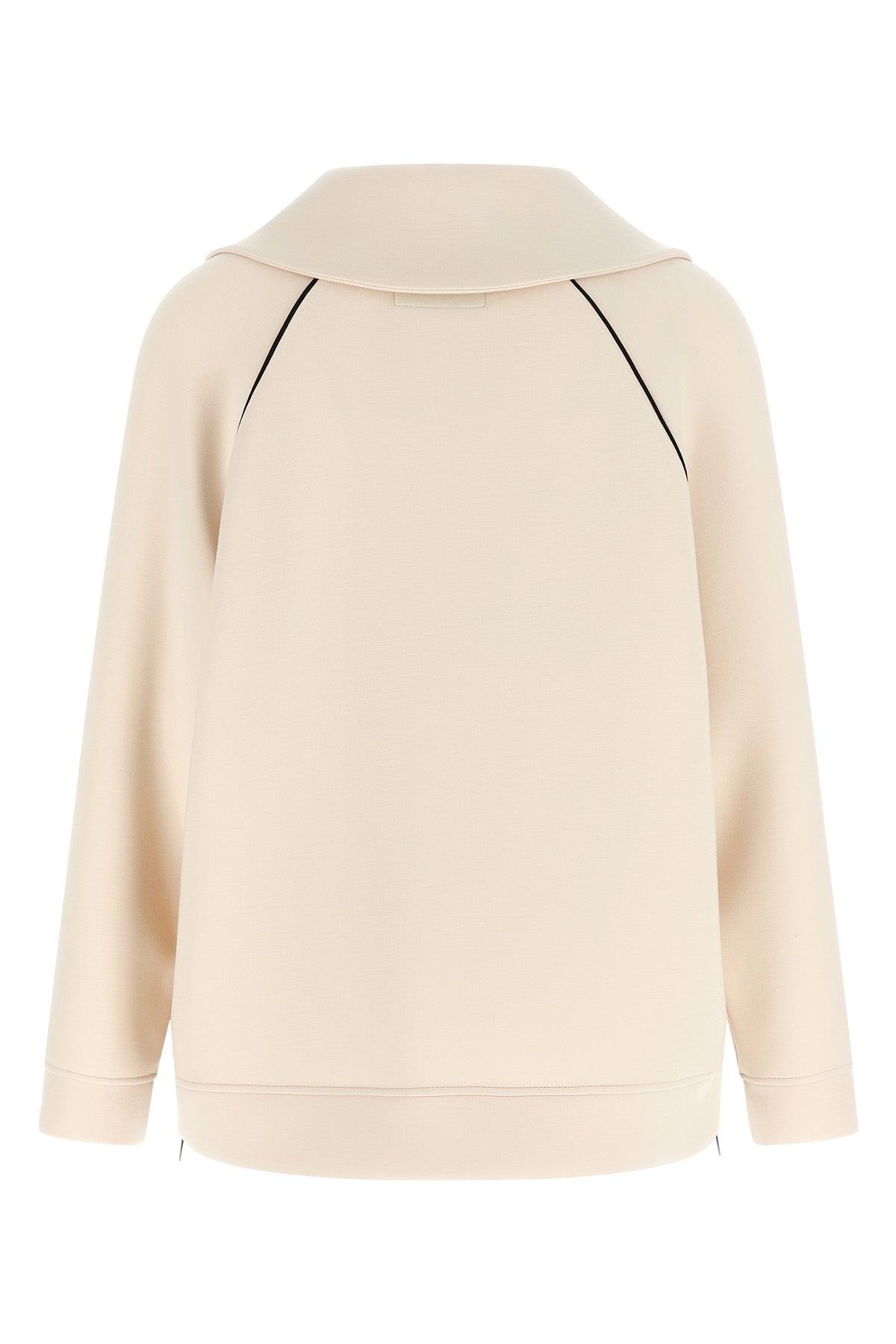 the weekend max mara sweatshirt redefines casual wear through technical construc