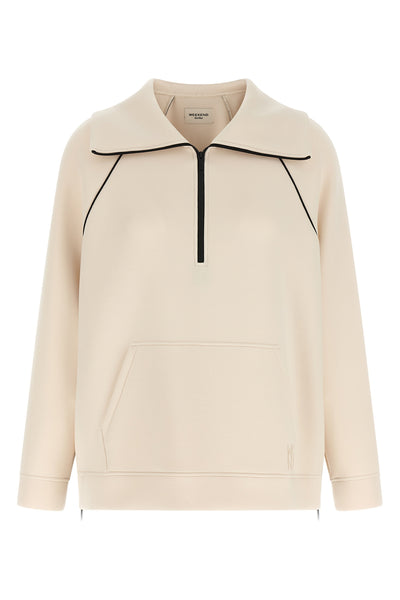 the weekend max mara sweatshirt redefines casual wear through technical construc