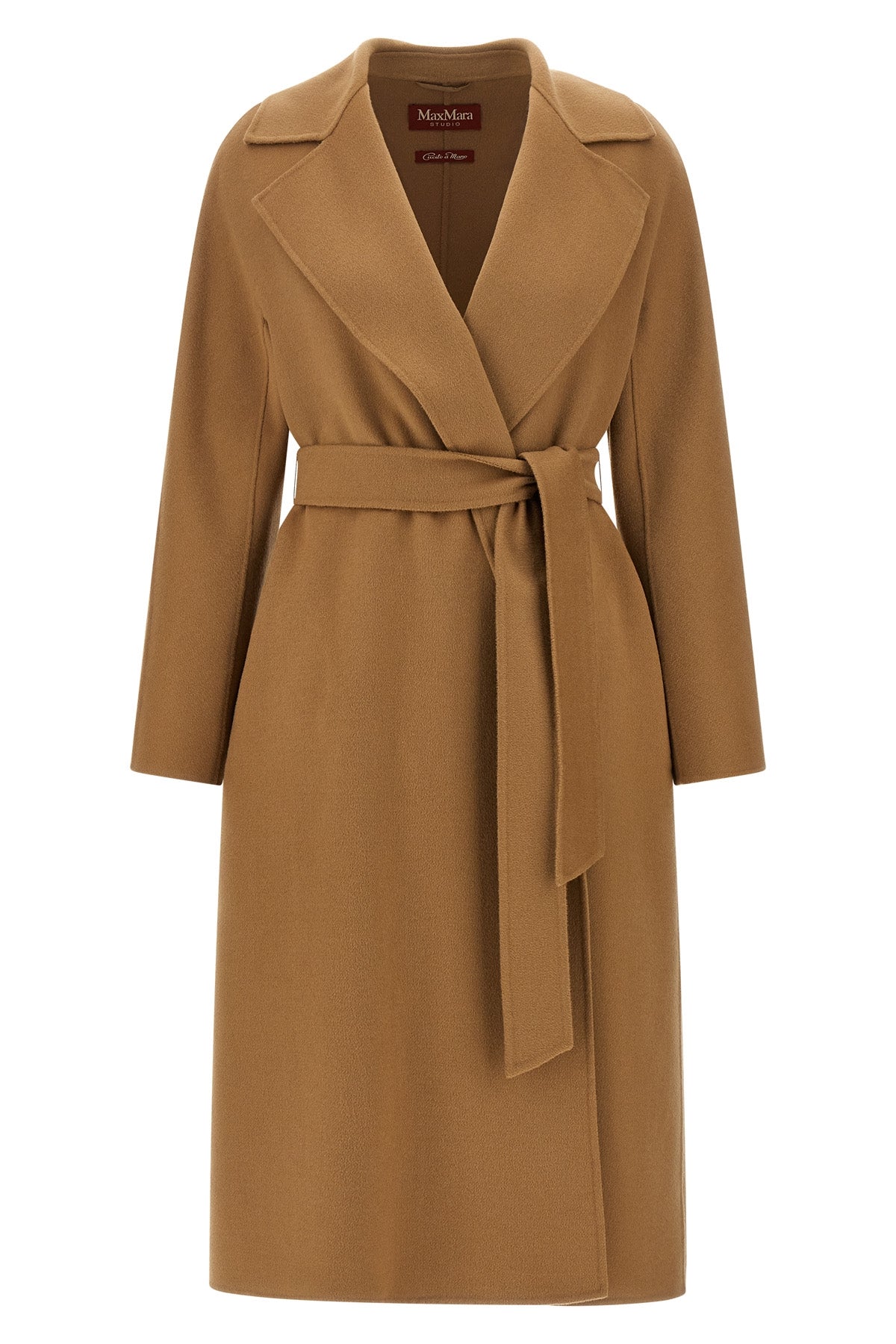 the max mara studio cles robe coat defines timeless sartorial elegance through a