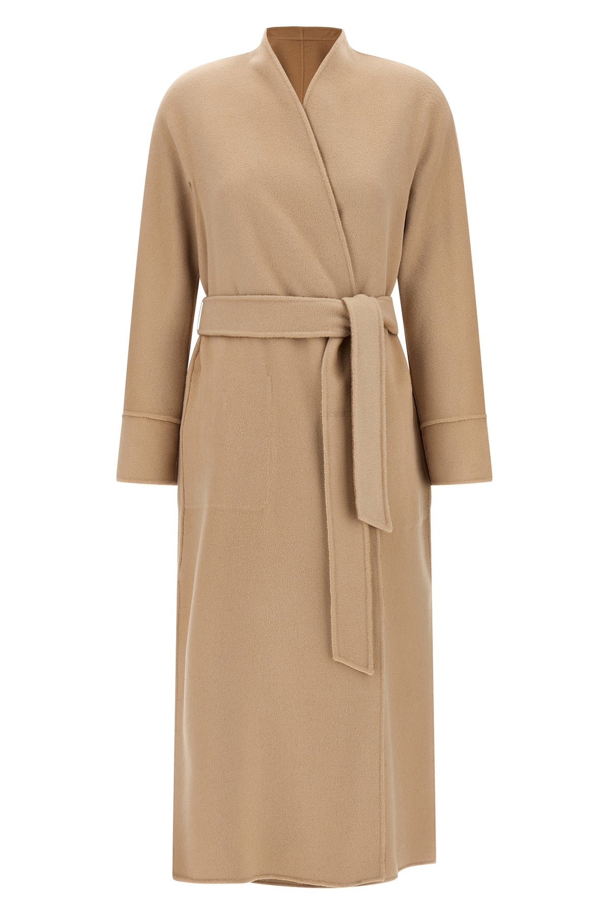 the max mara studio nodo coat defines sartorial outerwear through a reversible c