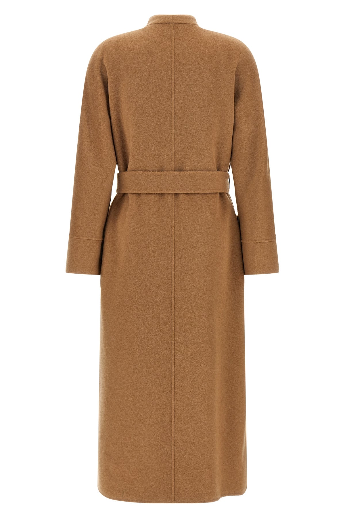 the max mara studio nodo coat defines sartorial outerwear through a reversible c