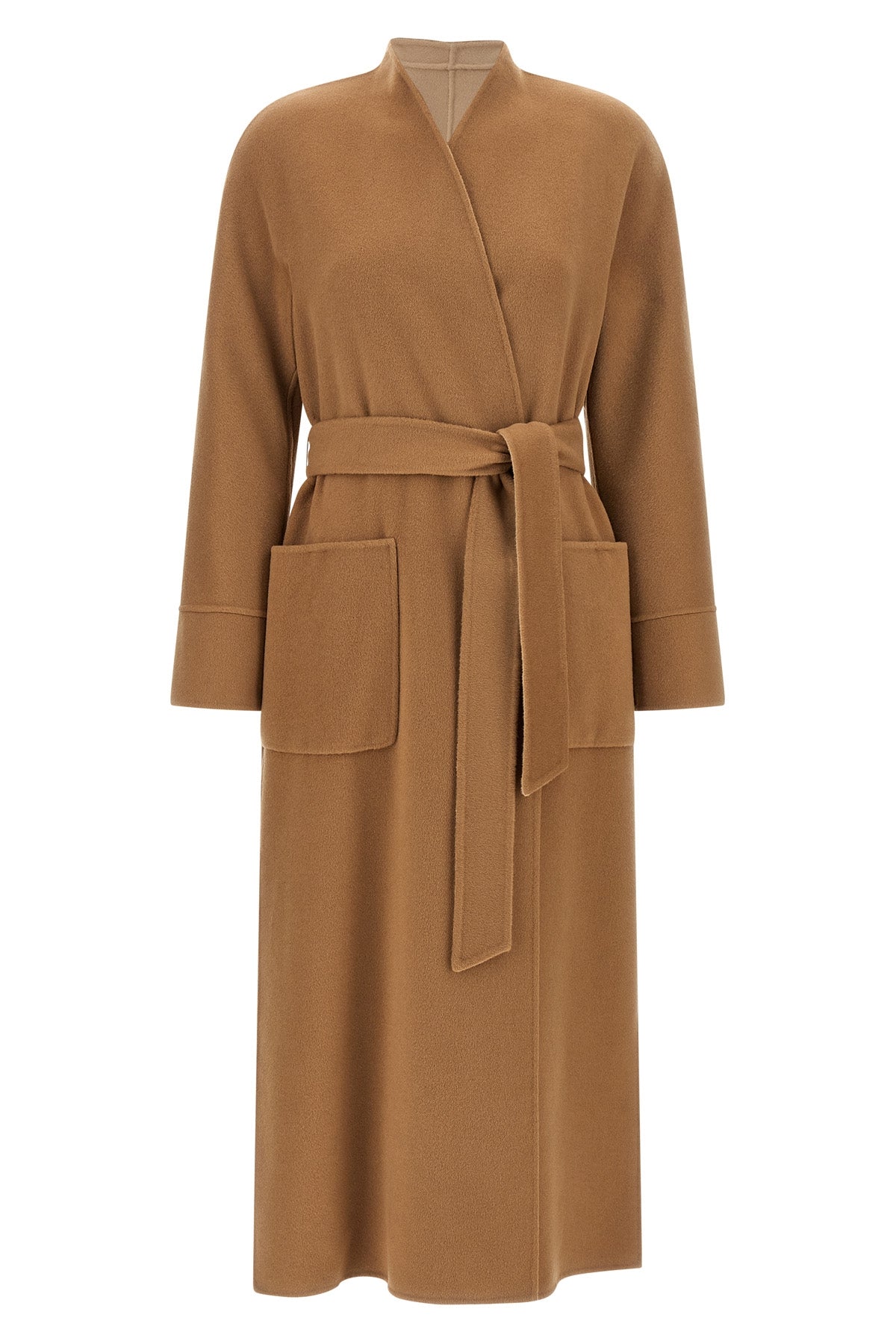 the max mara studio nodo coat defines sartorial outerwear through a reversible c
