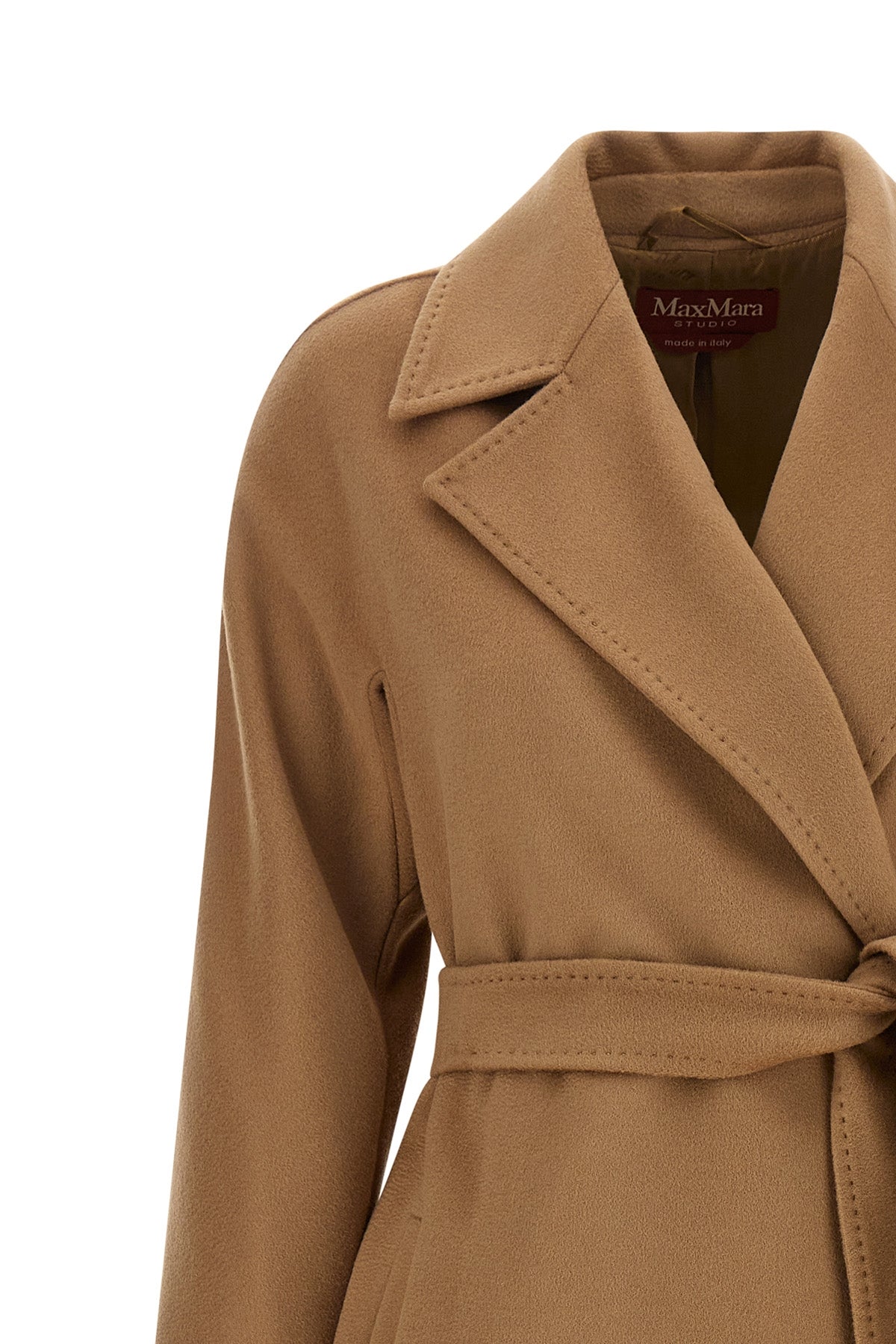 the max mara studio dravenna coat defines luxury outerwear through a robe silh