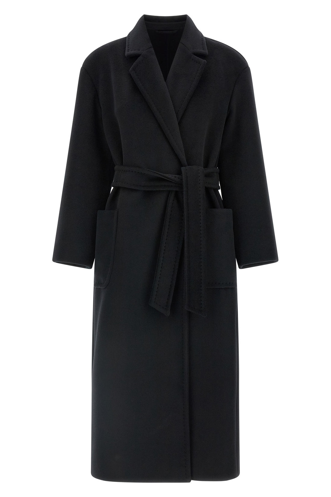 MAX MARA STUDIO 36 the max mara studio giambo coat defines luxury outerwear through an enveloping