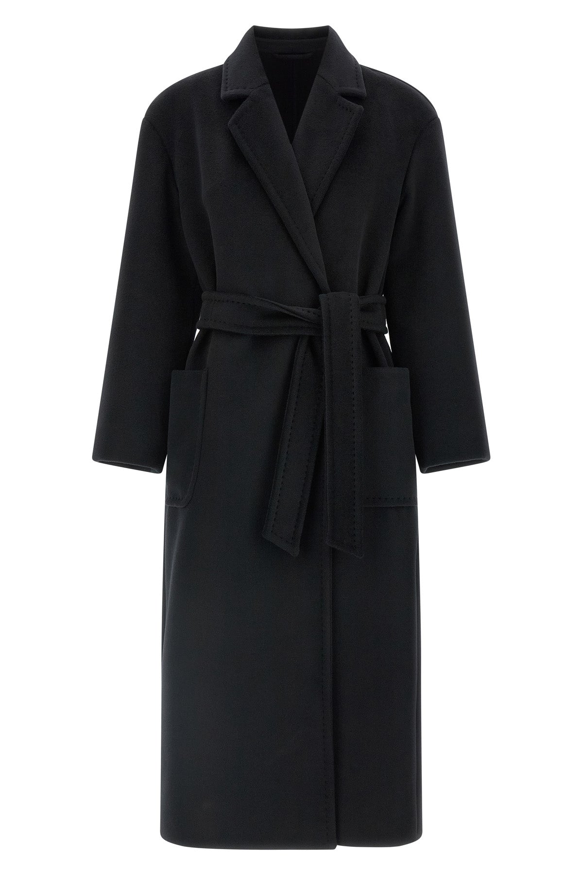 the max mara studio giambo coat defines luxury outerwear through an enveloping