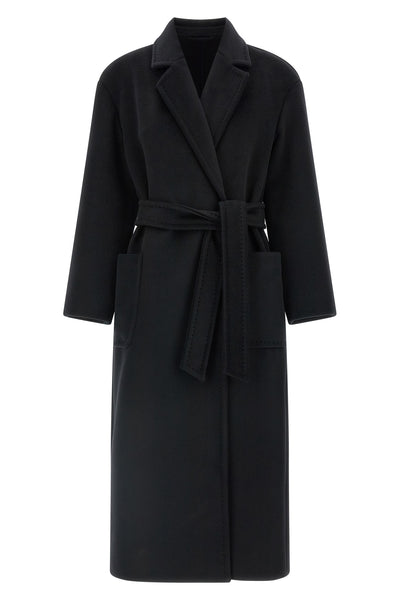 the max mara studio giambo coat defines luxury outerwear through an enveloping