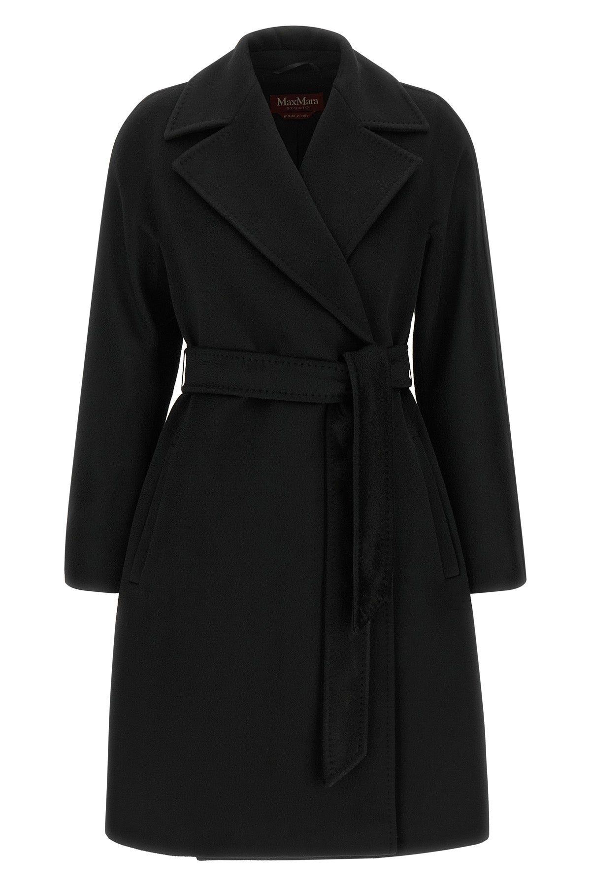 the max mara studio ravenna coat defines sartorial elegance through an envelop