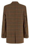 the max mara studio mstalca blazer in pure wool defines a rigorous and timeles