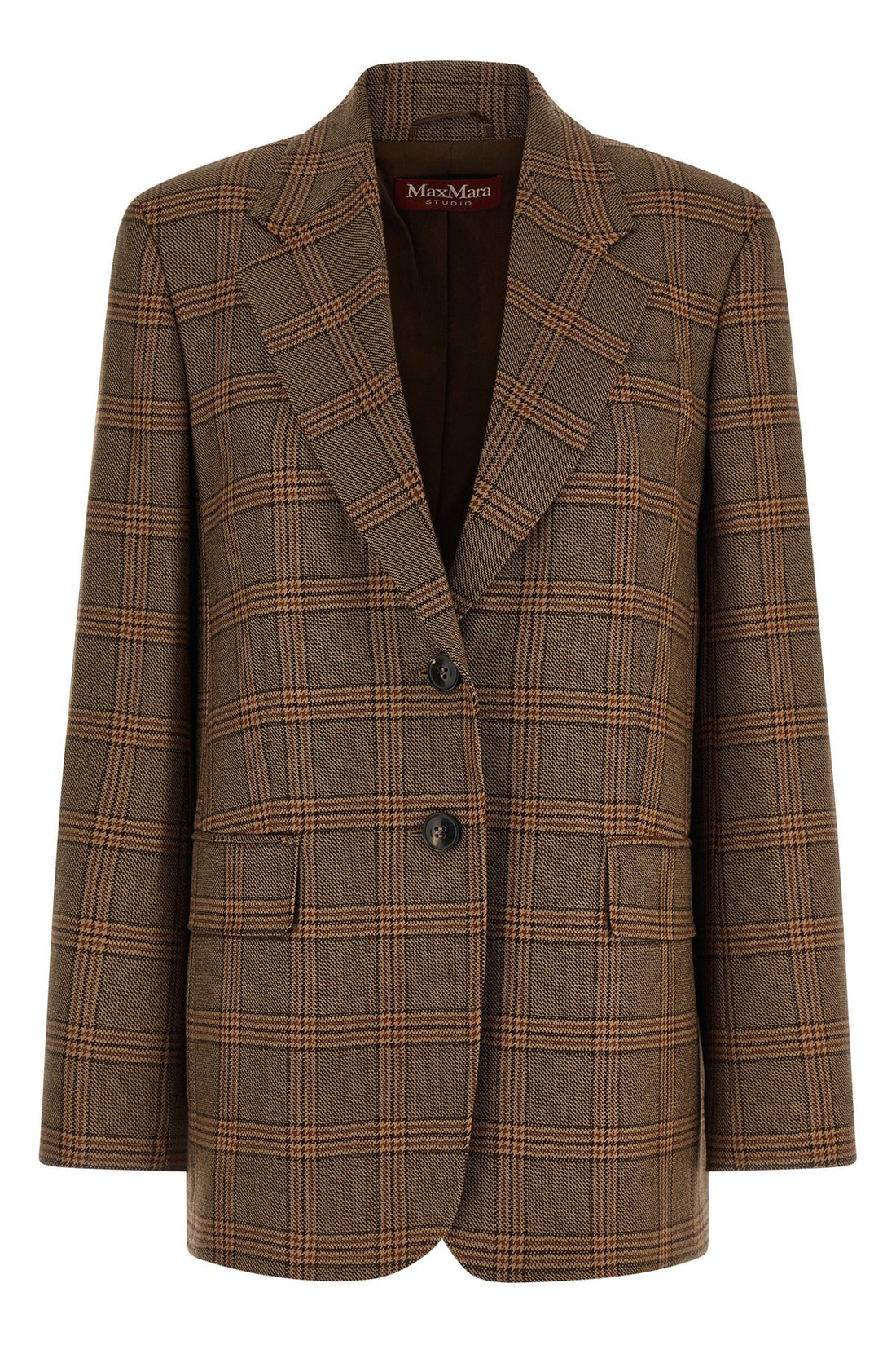 MAX MARA STUDIO 38 the max mara studio mstalca blazer in pure wool defines a rigorous and timeles